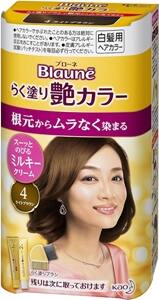 ブローネ らく塗り艶カラー 4　ライトブラウン