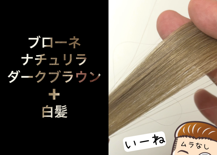ブローネナチュリラカラートリートメント　ダークブラウン染めてみた