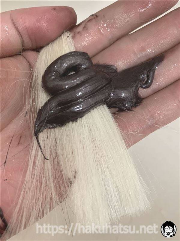 リニューアルしたサロンドプロカラートリートメント体験　薬の色