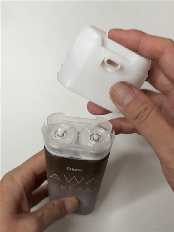 ビゲン　泡クリームカラー容器