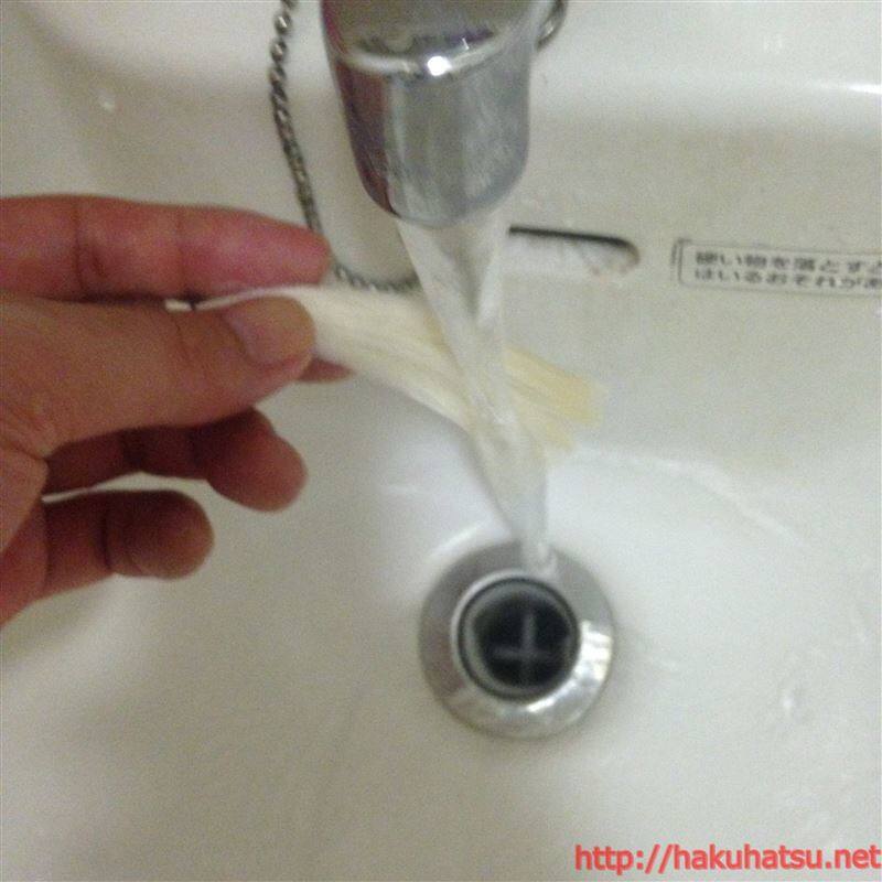 白髪染めシャンプーの準備