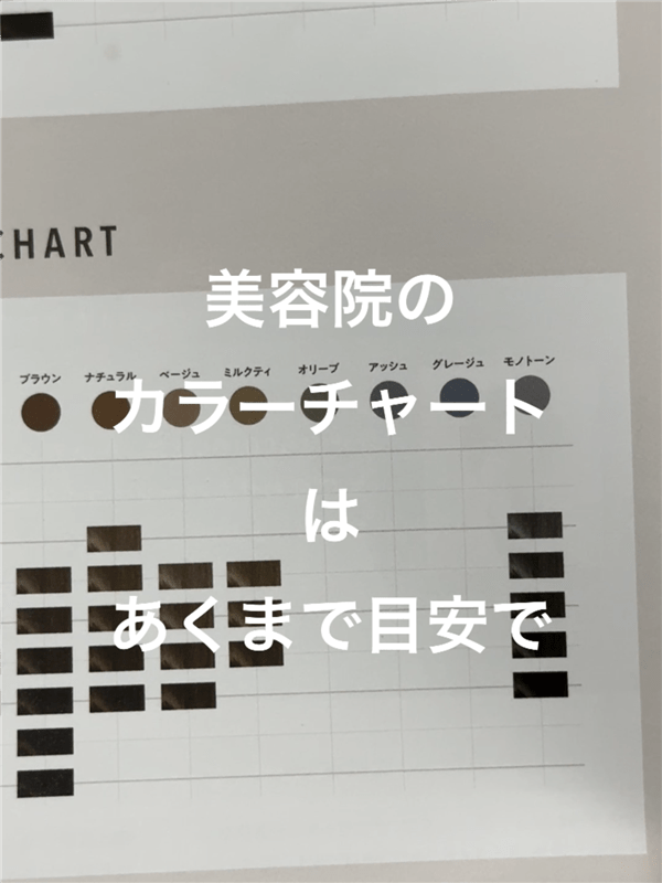 COLORIS(カラリス）オーダーメイドヘアカラー体験レビュー選定薬剤について