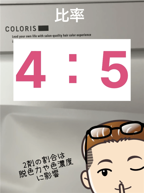 COLORIS(カラリス）オーダーメイドヘアカラー体験レビュー1.2剤について
