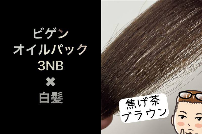 ビゲンオイルパックカラー 体験レビュー3NB 明るいナチュラルブラウン