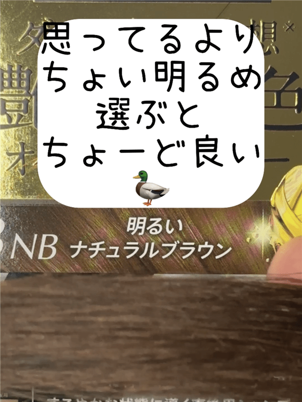 ビゲンオイルパックカラー 体験レビュー3NB 明るいナチュラルブラウン