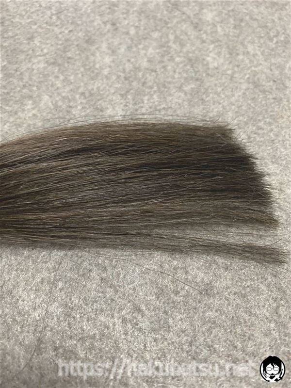ビゲン 香りのヘアカラー  4A　アッシュブラウン白髪に染めた色