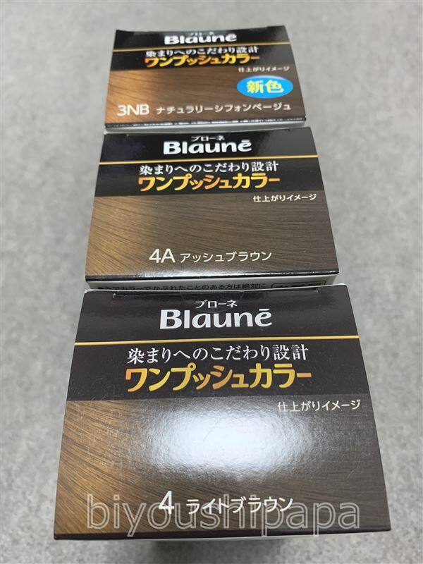 ブローネワンプッシュカラー体験レビュー