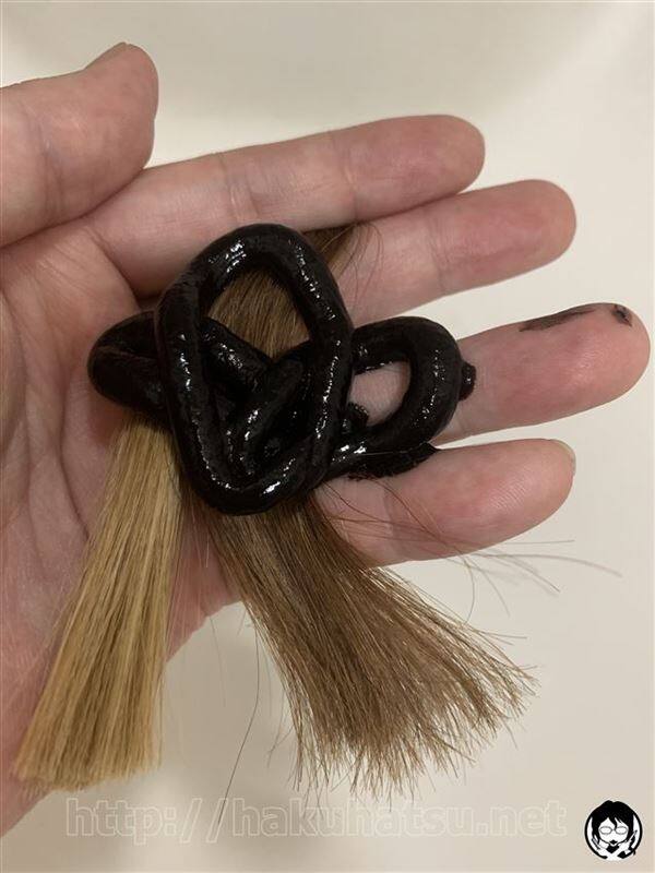 ウエラトーン ヘアカラートリートメント ダークブラウンを明るい髪に染める