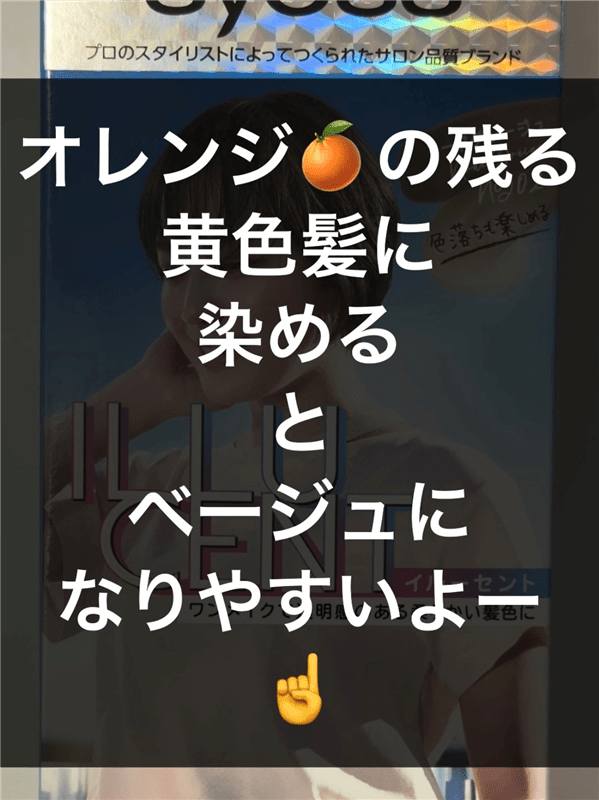サイオスイルーセントヌードグレージュ茶髪・金髪を染めた色の解説