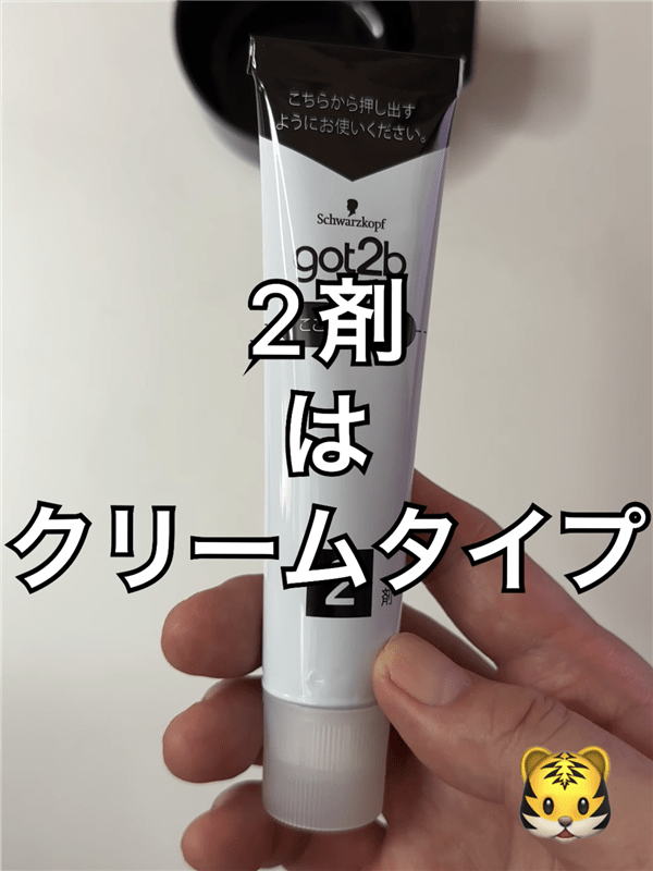 got2b（ゴットゥービー）ボンディングブリーチ体験　クリーム2剤