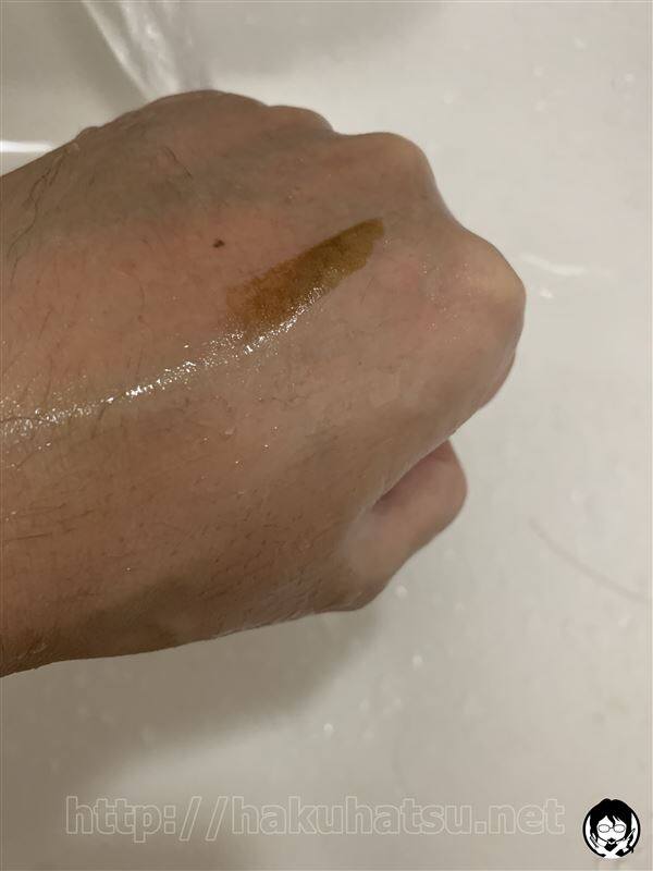 ビゲンヘアマスカラ白髪かくし体験レビュー石鹸で洗った色