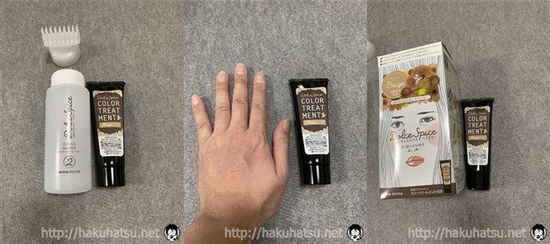 ドルチェスパイス白髪染め体験