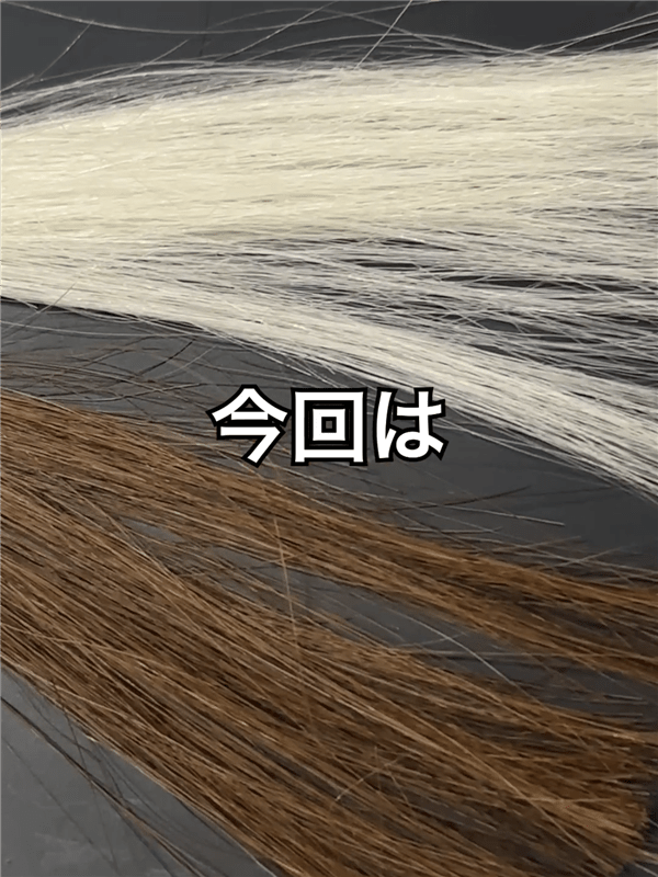 got2b（ゴットゥービー）ボンディング・メタリックス体験レビューキャラメルブロンド染めた白髪と茶髪