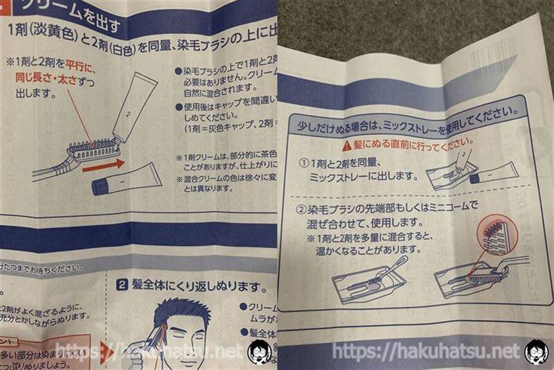 メンズビゲン スピーディーII 白髪染め体験
