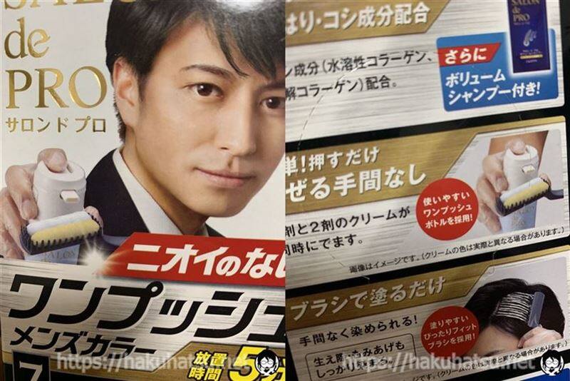 サロン ド プロ ワンプッシュメンズカラー 白髪染め体験