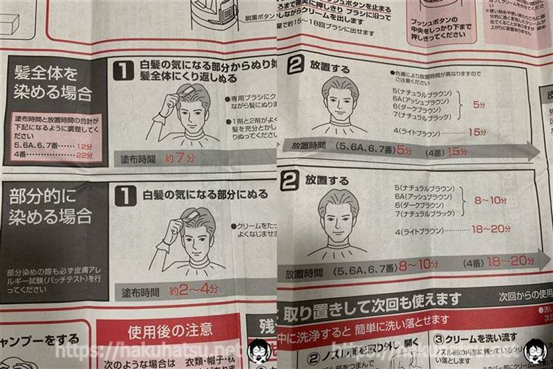 ルシード ワンプッシュケアカラー白髪染め体験