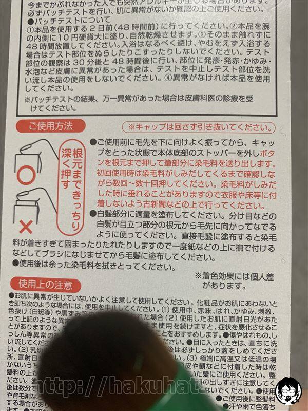 TO-PLAN(トプラン) 日高白髪かくし体験レビュー