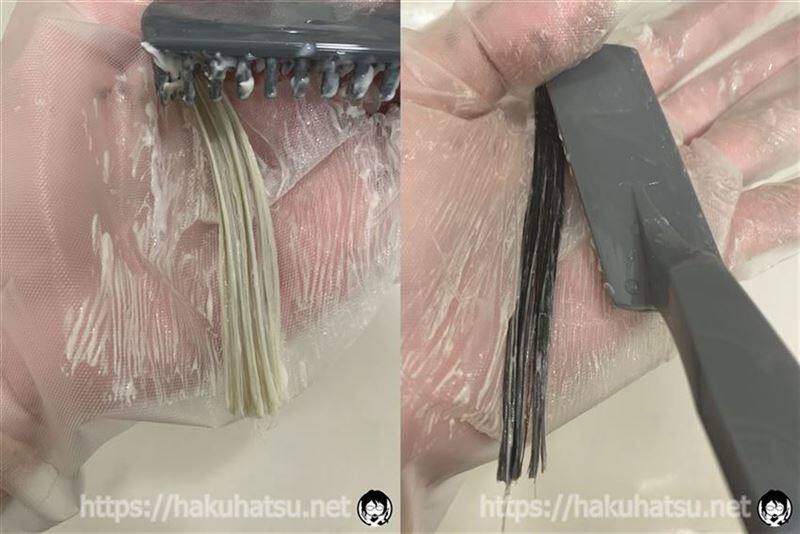 サロンドプロ 無香料ヘアカラー メンズスピーディ 白髪染め体験