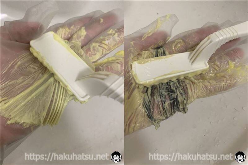 メンズビゲンワンプッシュ白髪染め体験