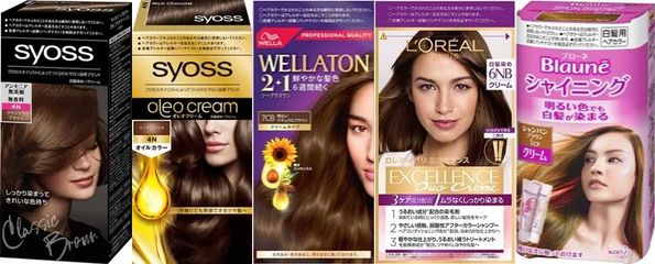 第2世代の白髪染め サイオス ヘアカラー クリーム サイオス オレオクリーム ウエラトーン2+1 ロレアル エクセランス ブローネ シャイニング