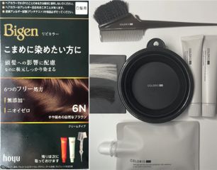 使い方・人に合わせた白髪染め ビゲン リピカラー COLORIS オーダーメイドヘアカラー