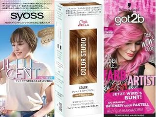 白髪染めブランドのおしゃれ染め サイオス イルーセント ウエラ カラースタジオ got2b