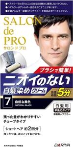 サロンドプロ 無香料ヘアカラー メンズスピーディ 7(自然な黒色)