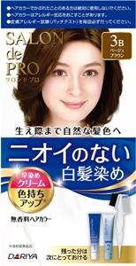 サロンドプロ 無香料ヘアカラー 早染めクリーム3B ベージュブラウン