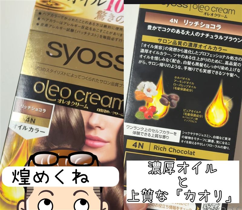 サイオスオレオクリーム体験レビュー　箱の中