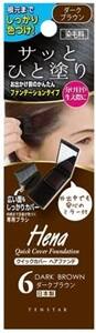 テンスター クイックカバー ヘアファンデ　ダークブラウン