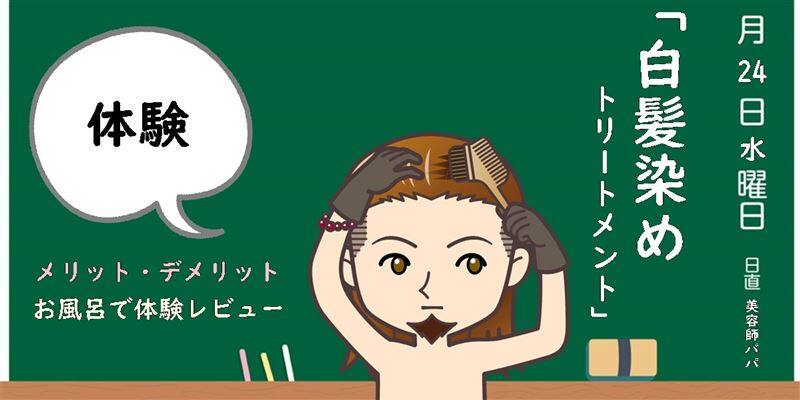 美容師パパの「白髪染めトリートメント体験」全部（ぜんぶ）