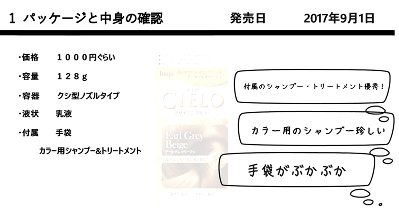 シエロデザイニングカラー定性・定量データ分析と解説