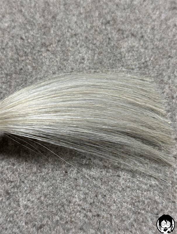 ビゲン グレイスタイル グレイケアトリートメント　つやめきブロンドを白髪に染めた髪色