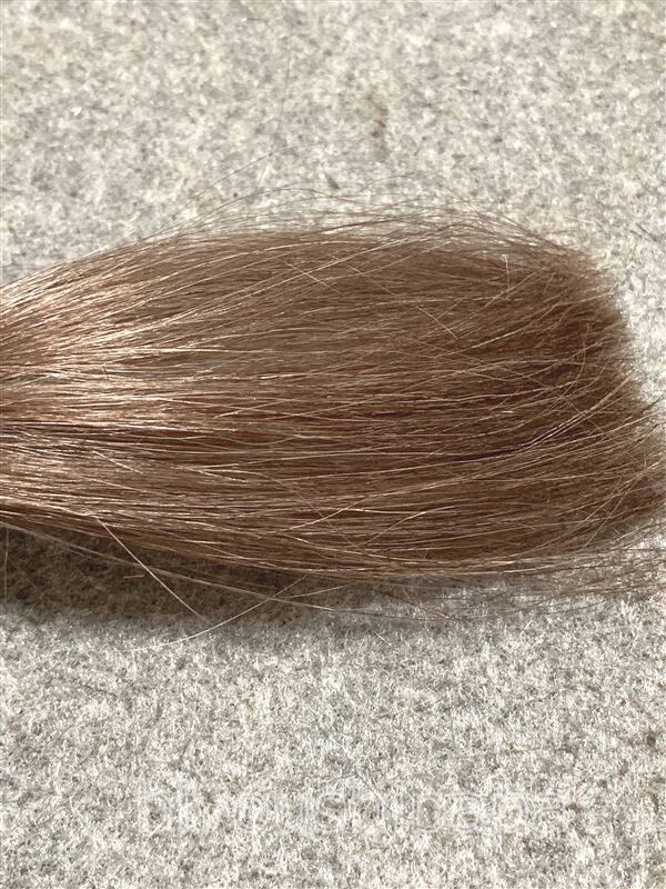 レセヘアカラートリートメントダークブラウンで白髪を染めた色